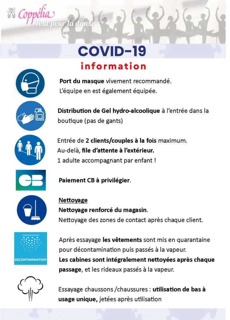 mesure sanitaires coppelia lyon